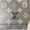 Louis Vuitton Duo Monogram Flap Messenger Bag — detail