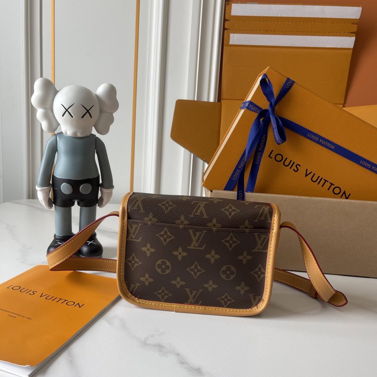 Louis Vuitton Satchel Mini Monogram Crossbody Bag — back
