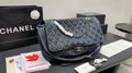 Chanel Quilted Denim Flap Shoulder Bag — hero