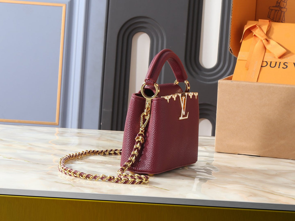 Louis Vuitton Capucines Top-Handle Handbag — side