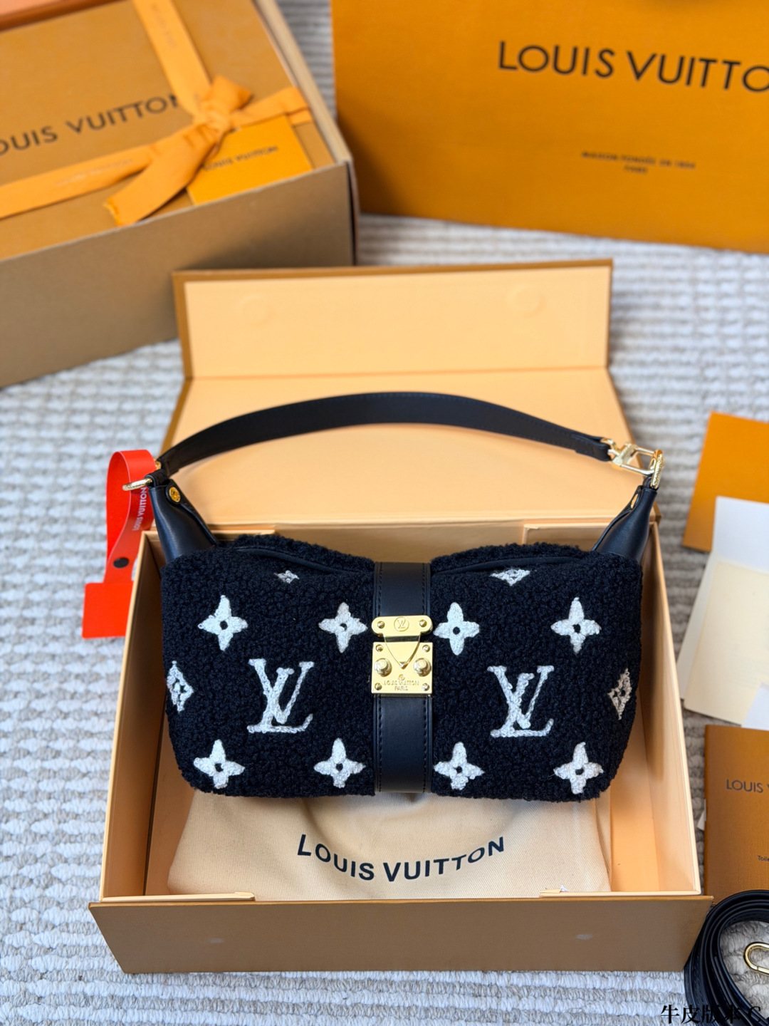 Louis Vuitton Monogram Plush Shoulder Bag — front