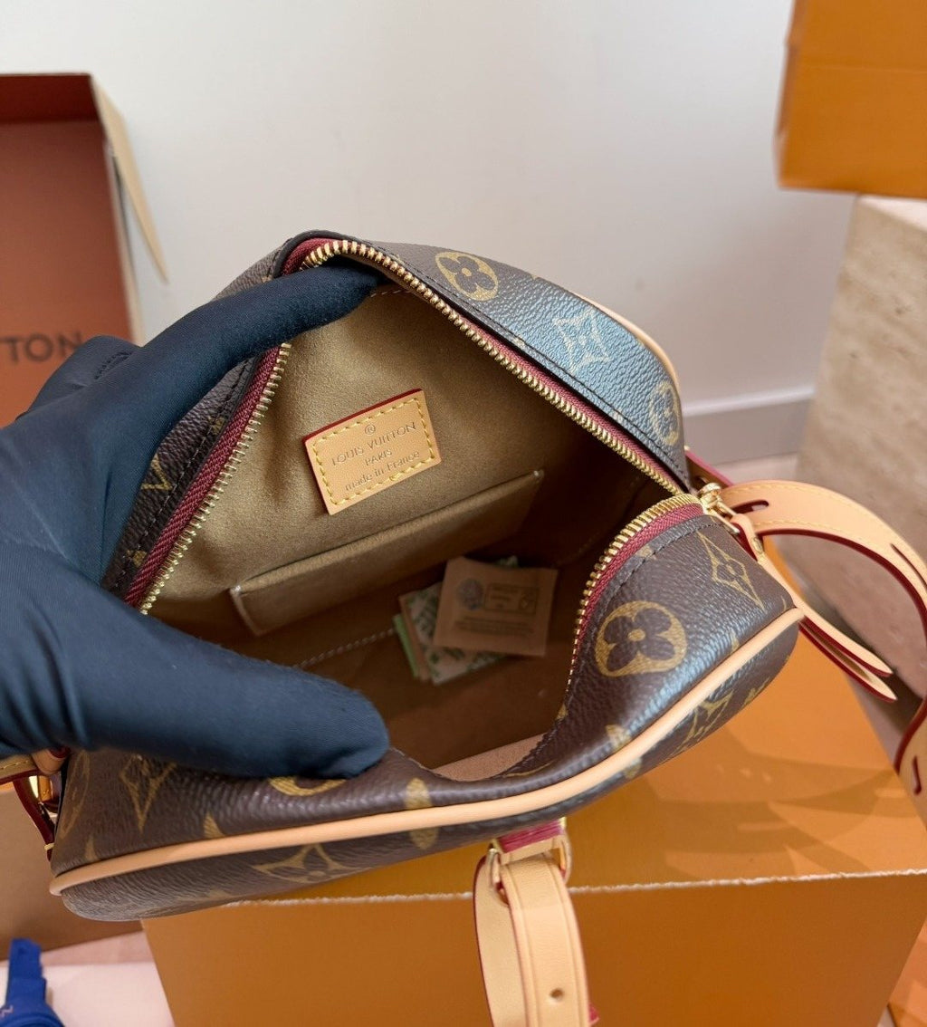 Louis Vuitton Circular Monogram Shoulder Bag — detail