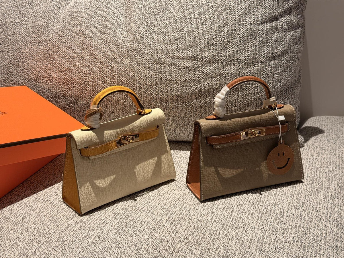 Hermès Mini Kelly Colorblock Top-Handle Bag — comparison