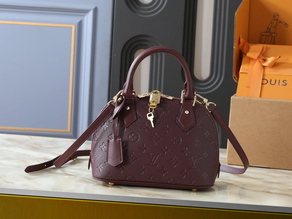 Louis Vuitton Alma BB Monogram Empreinte Bag — front