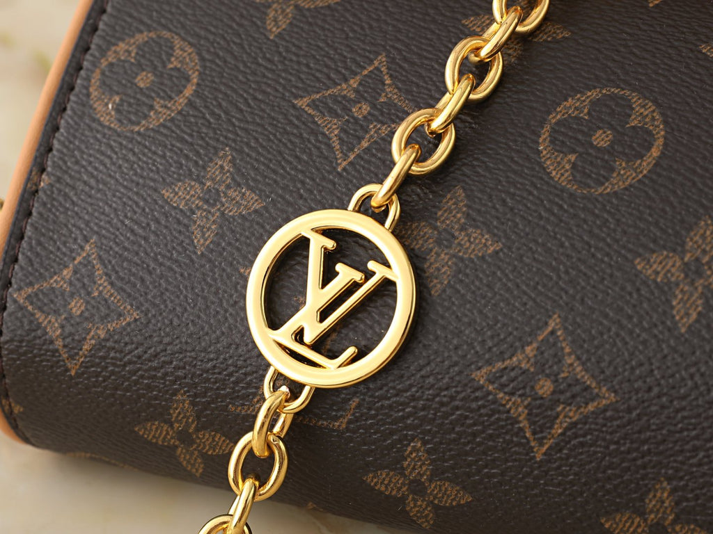 Louis Vuitton Pochette Camille Monogram Chain-Strap Bag — detail