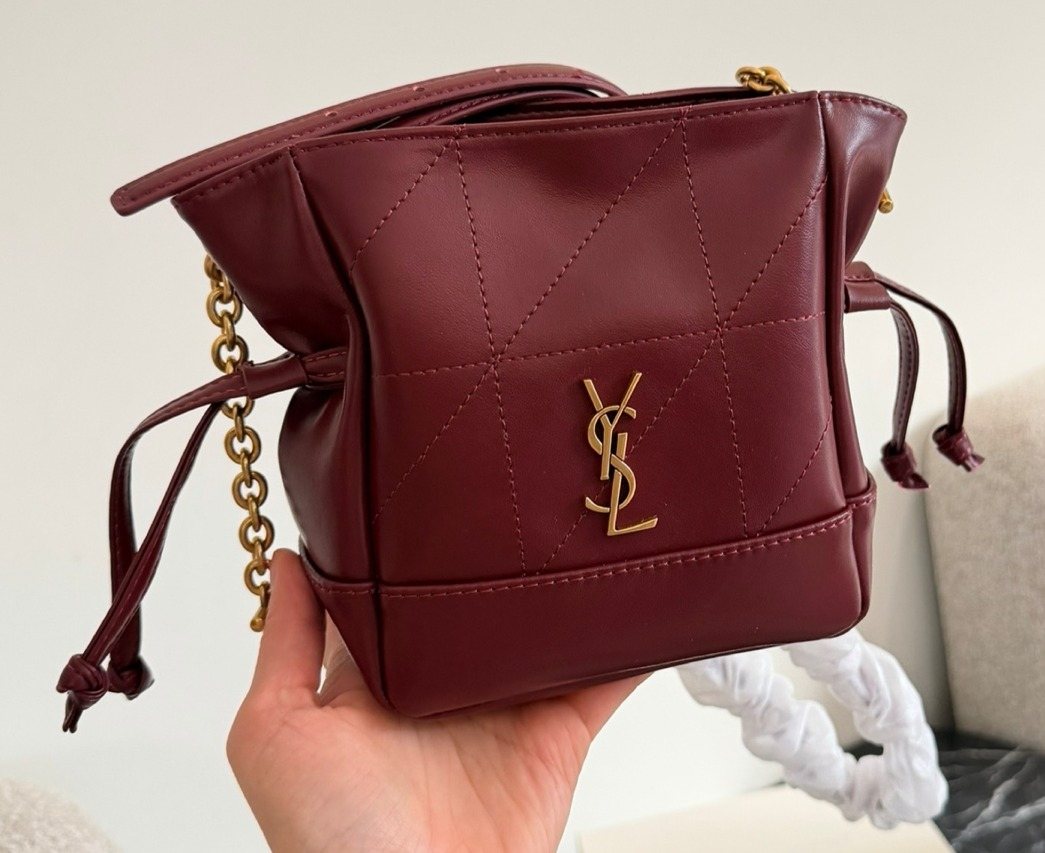 Saint Laurent Jamie Drawstring Shoulder Bag — model