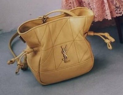 Saint Laurent Jamie Drawstring Shoulder Bag — front
