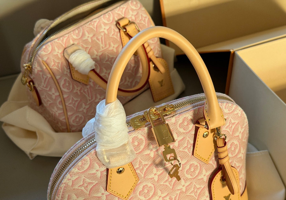 Louis Vuitton Alma BB Monogram Top-Handle Bag — detail