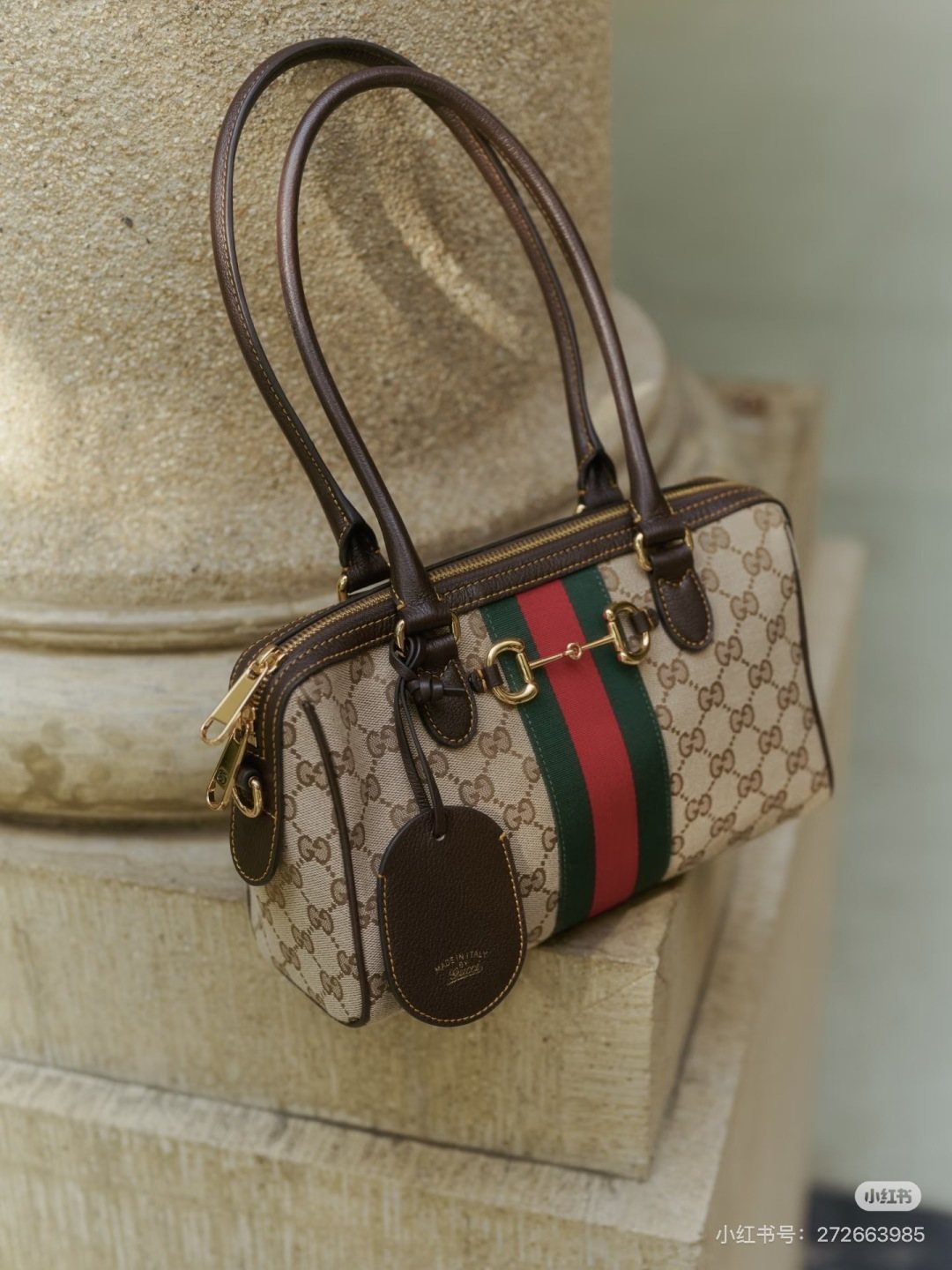 Gucci Borsetto Monogram Boston Bag — hero