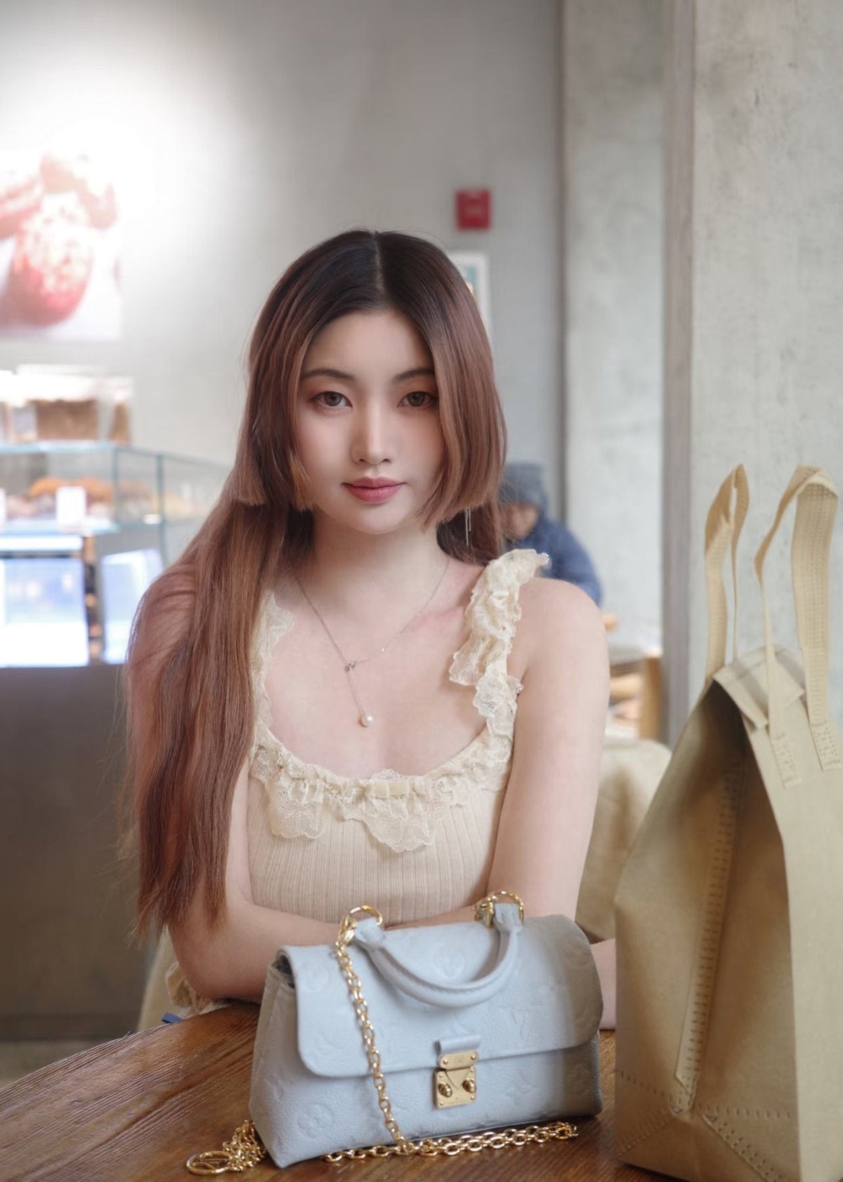 Louis Vuitton Madeleine Nano Top-Handle Flap Bag — front
