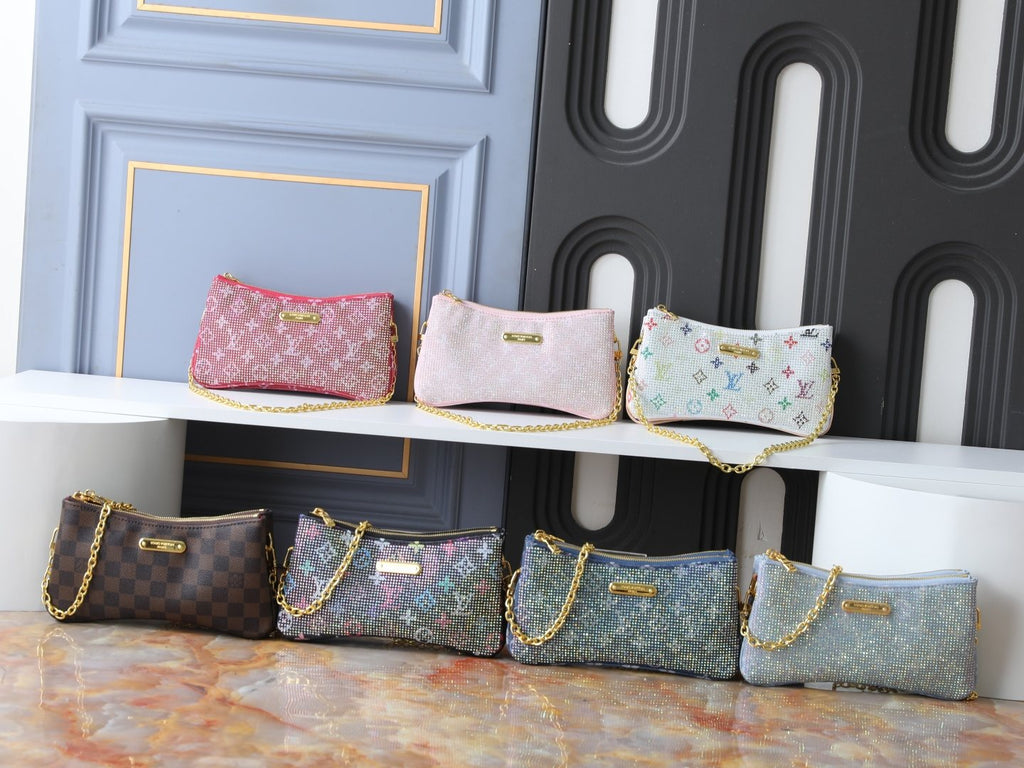 Louis Vuitton Liv Pochette Double-Zip Shoulder Bag — comparison