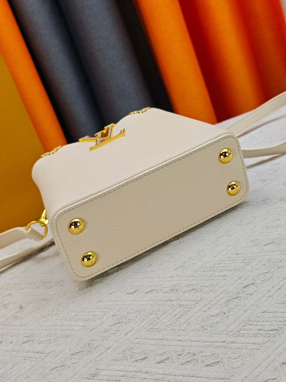 Louis Vuitton Capucines Flower Crown Top-Handle Bag — detail