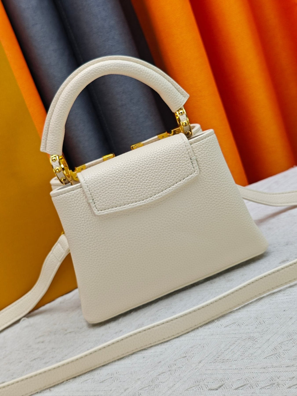 Louis Vuitton Capucines Flower Crown Top-Handle Bag — back