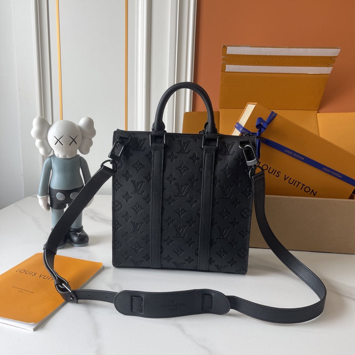 Louis Vuitton Sac Plat Cross Monogram Tote — front