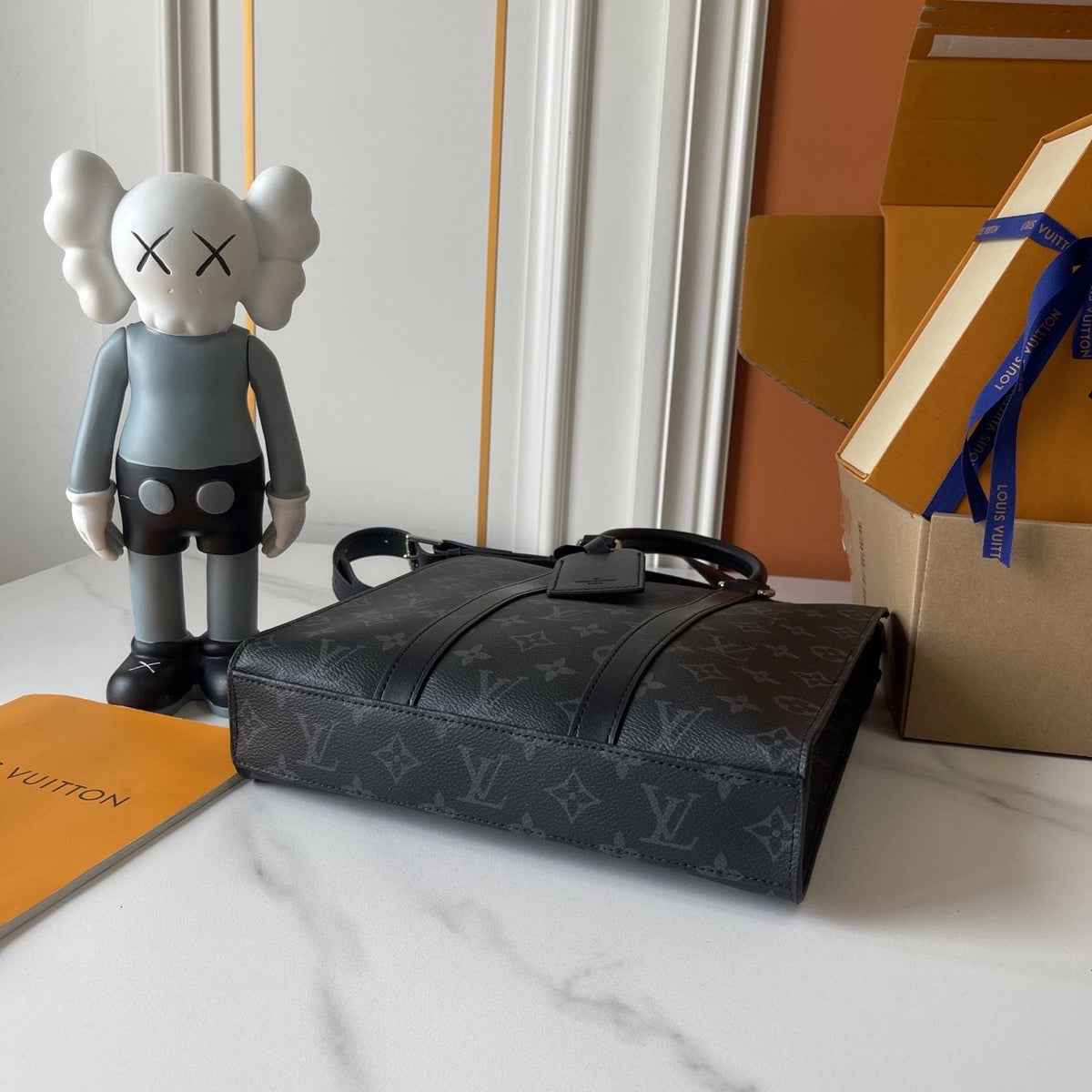 Louis Vuitton Sac Plat Cross Monogram Tote — side