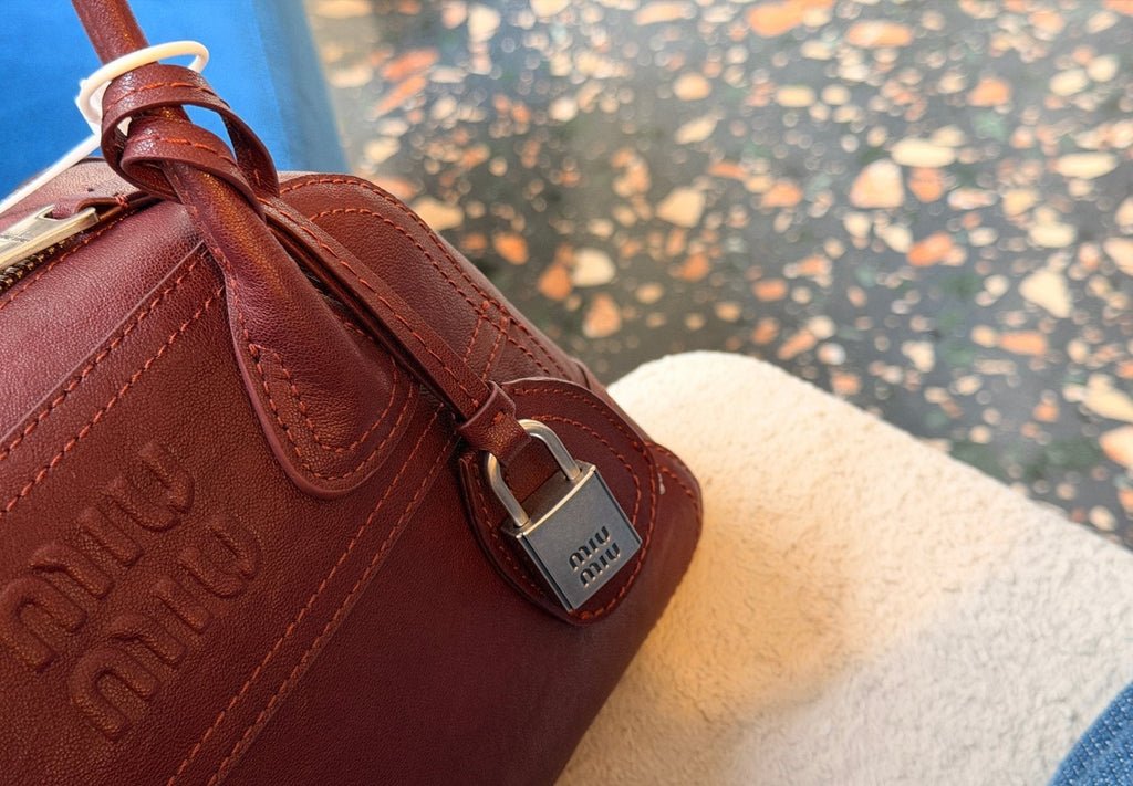 Miu Miu Vivant Bowling Bag — detail