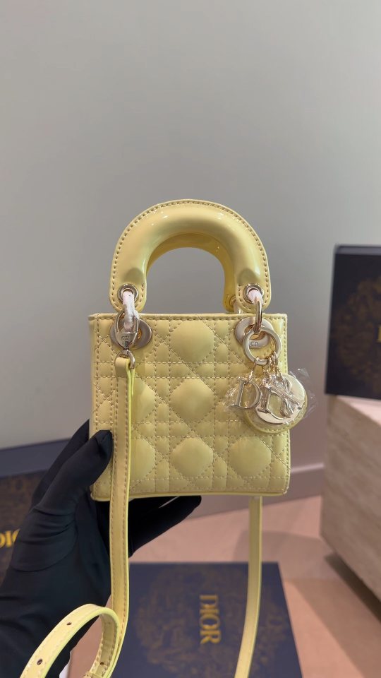 Dior Lady Dior Quilted Top-Handle Bag — hero