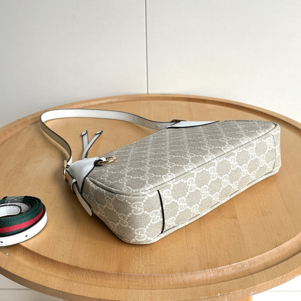 Gucci GG Emblem Monogram Shoulder Bag — detail