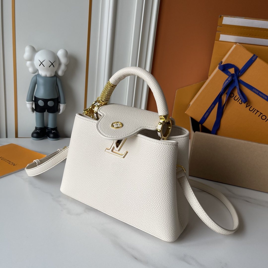 Louis Vuitton Capucines Nano V Mirage Top-Handle Bag — front