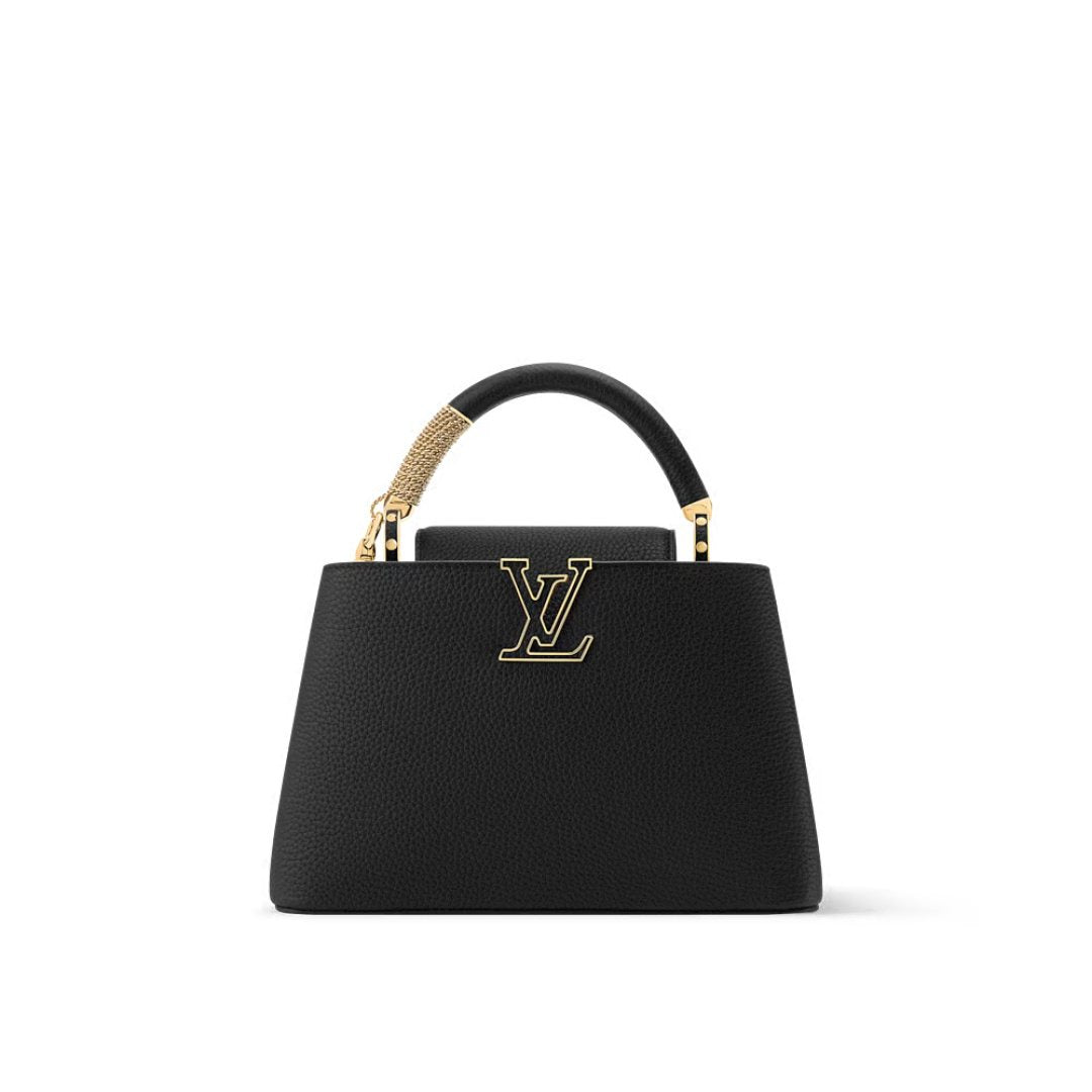 Louis Vuitton Capucines Nano V Mirage Top-Handle Bag — front