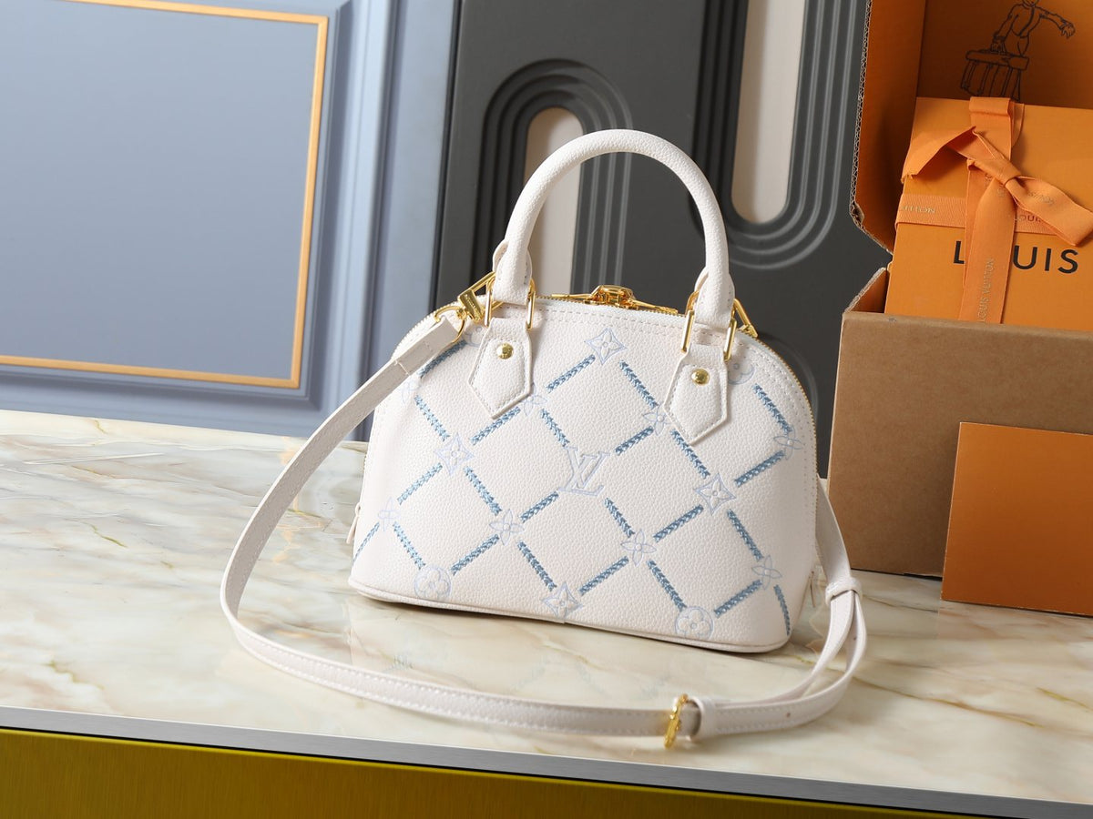 Louis Vuitton Alma BB Monogram Empreinte Couture Handbag — back