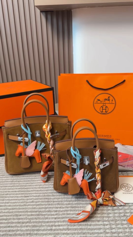 Hermès Birkin Grained Leather Top-Handle Bag — comparison