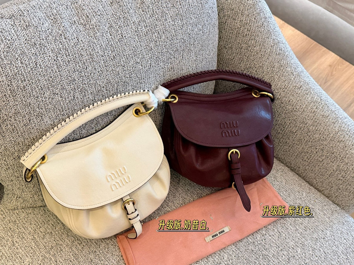 Miu Miu Rendez-Vouz Gathered Saddle Bag — comparison
