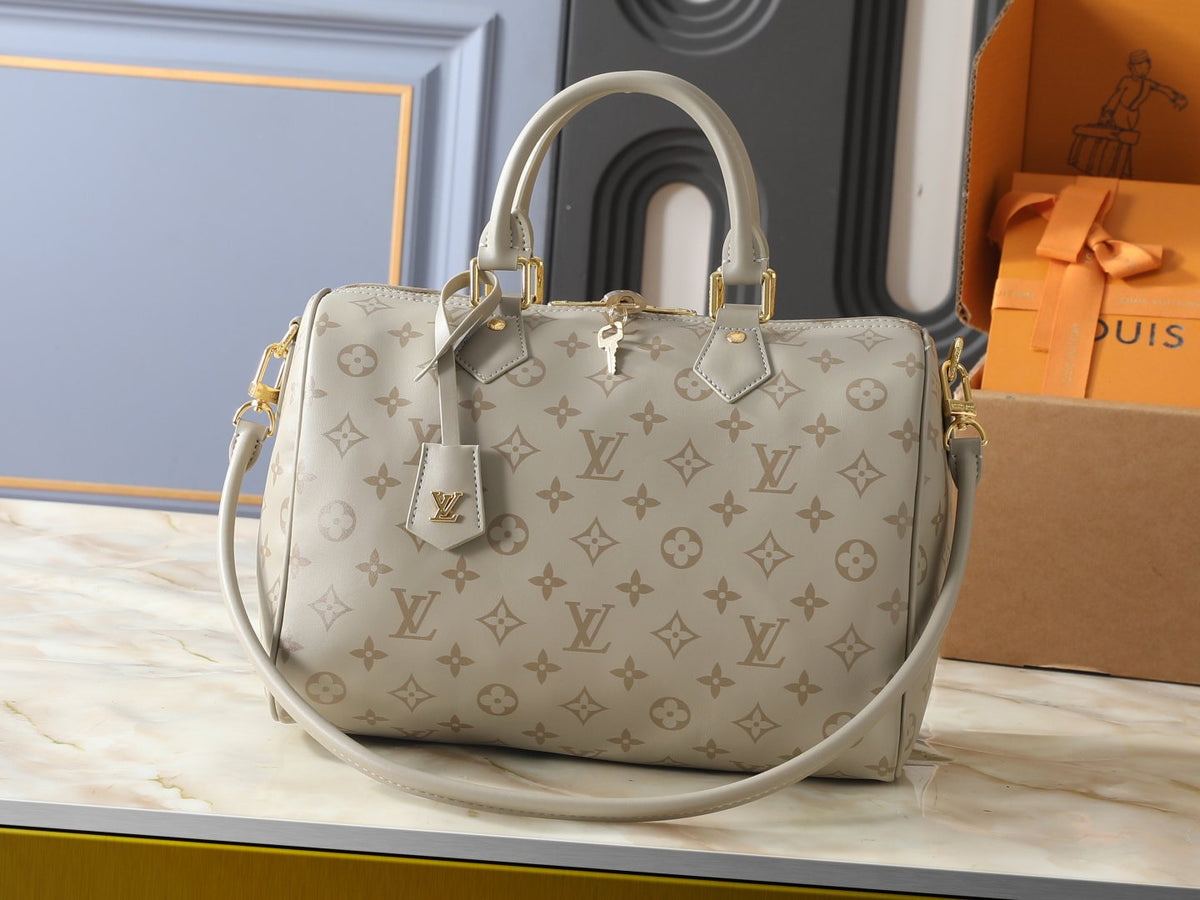 Louis Vuitton Speedy Soft Bandoulière Monogram Bag — front