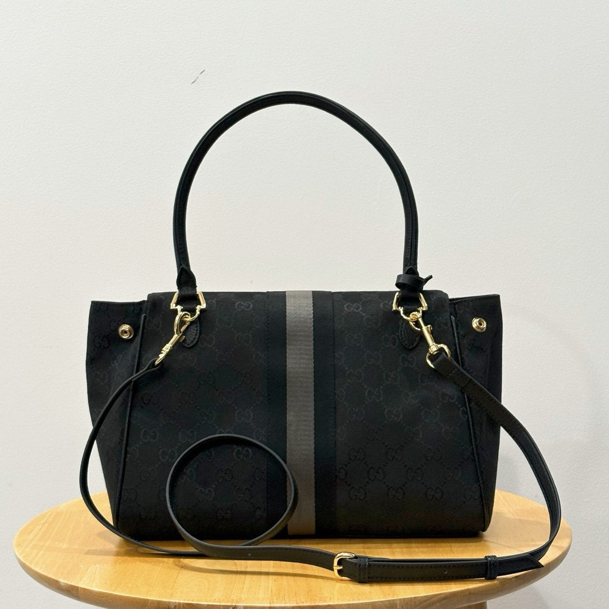 Gucci Horsebit Flap Top-Handle Shoulder Bag — back