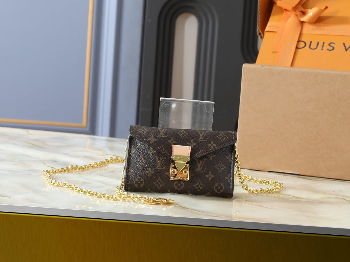 Louis Vuitton Pouch Metis Monogram Chain-Strap Pouch — front
