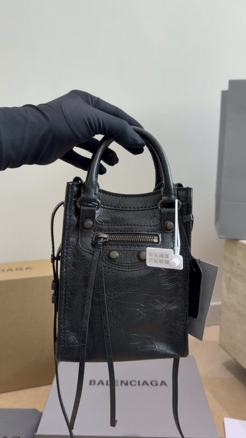 Balenciaga Neo Cagole Studded Handbag — hero
