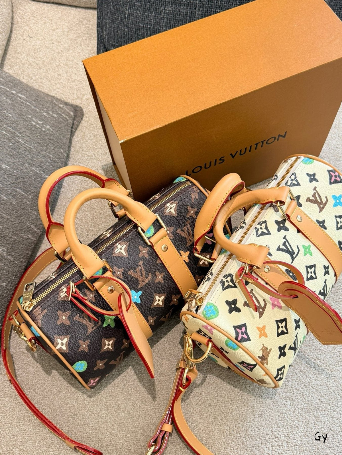 Louis Vuitton Keepall Monogram Multicolore Barrel Bag — comparison