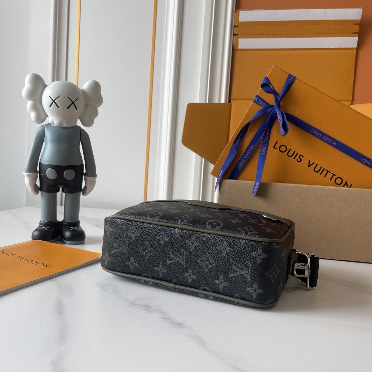 Louis Vuitton Alpha Monogram Messenger Bag — front