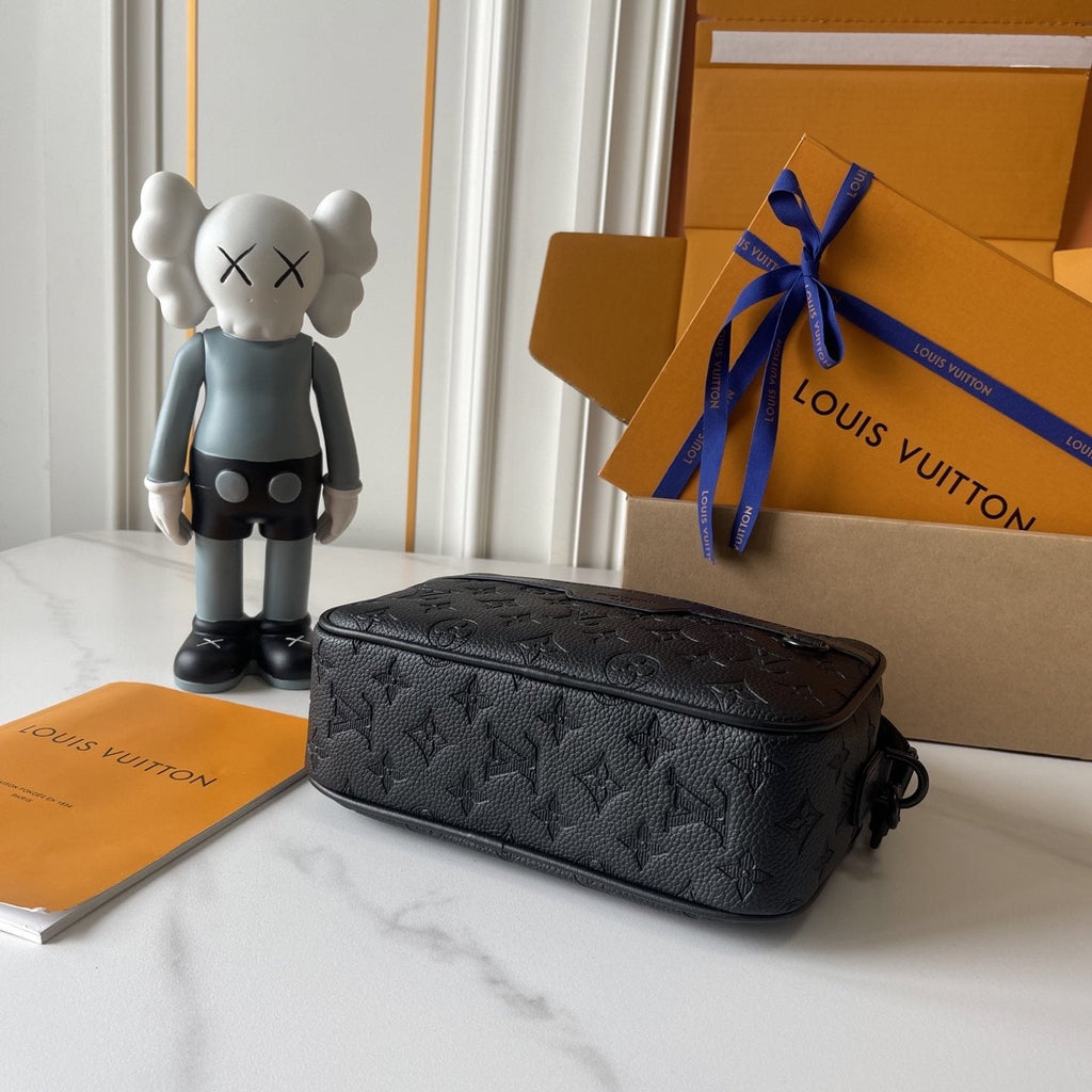 Louis Vuitton Alpha Monogram Messenger Bag — side
