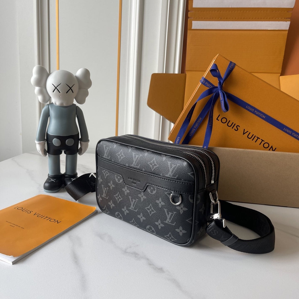 Louis Vuitton Alpha Monogram Messenger Bag — front