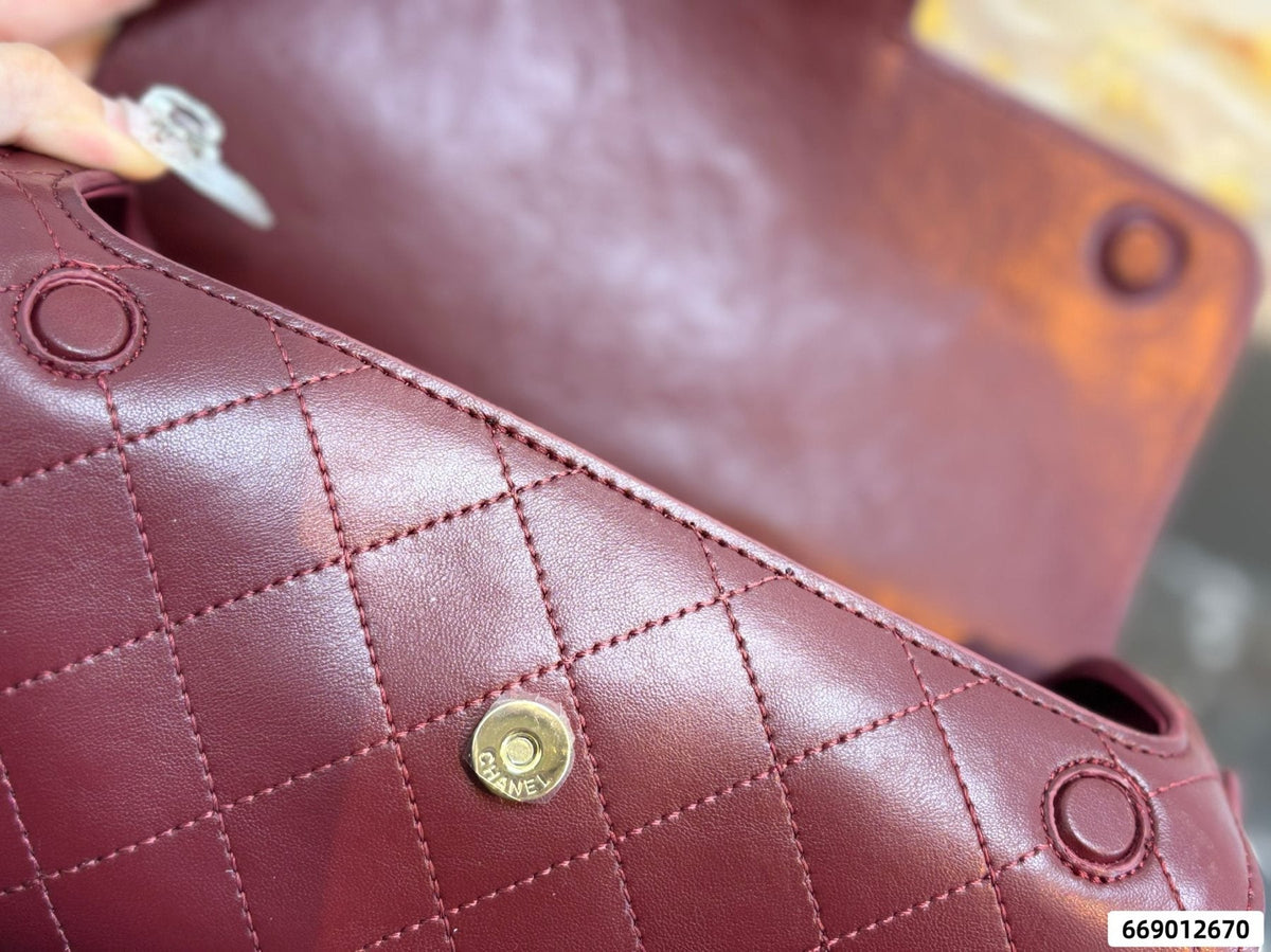 Chanel Arched-Handle Flap Bag — detail