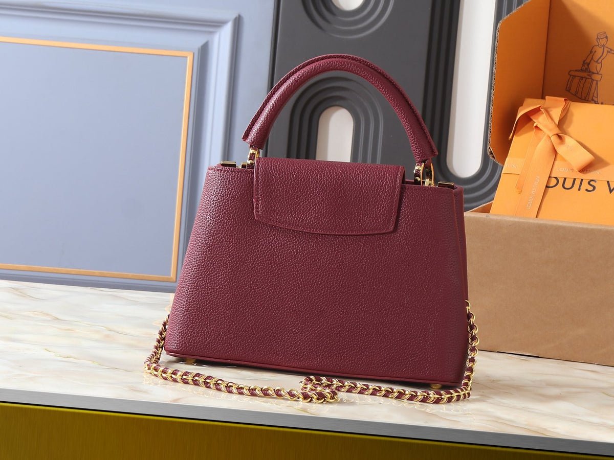 Louis Vuitton Capucines Flower Crown Top-Handle Bag — back