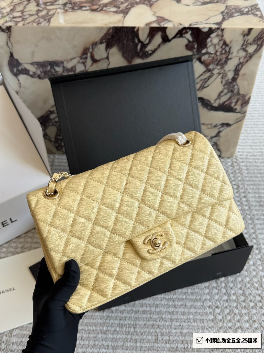Chanel CF Quilted Chain-Strap Flap Bag — front