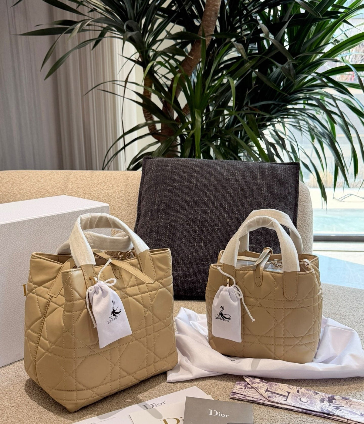 Dior Toujours Upright Quilted Handbag — front