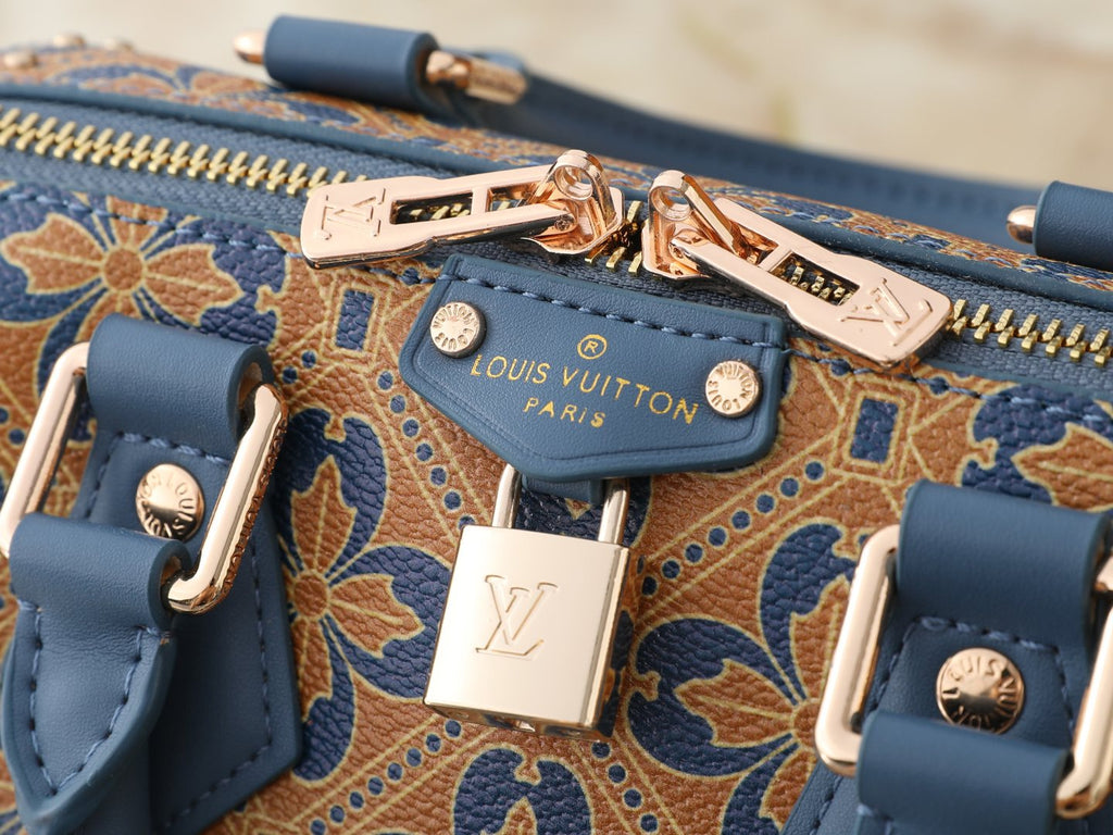 Louis Vuitton Speedy Millefleurs Floral Top-Handle Bag — detail