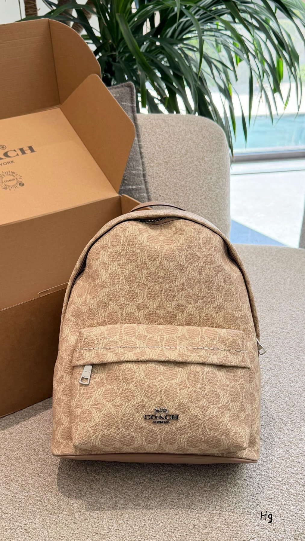 Coach Charlie Backpack — front