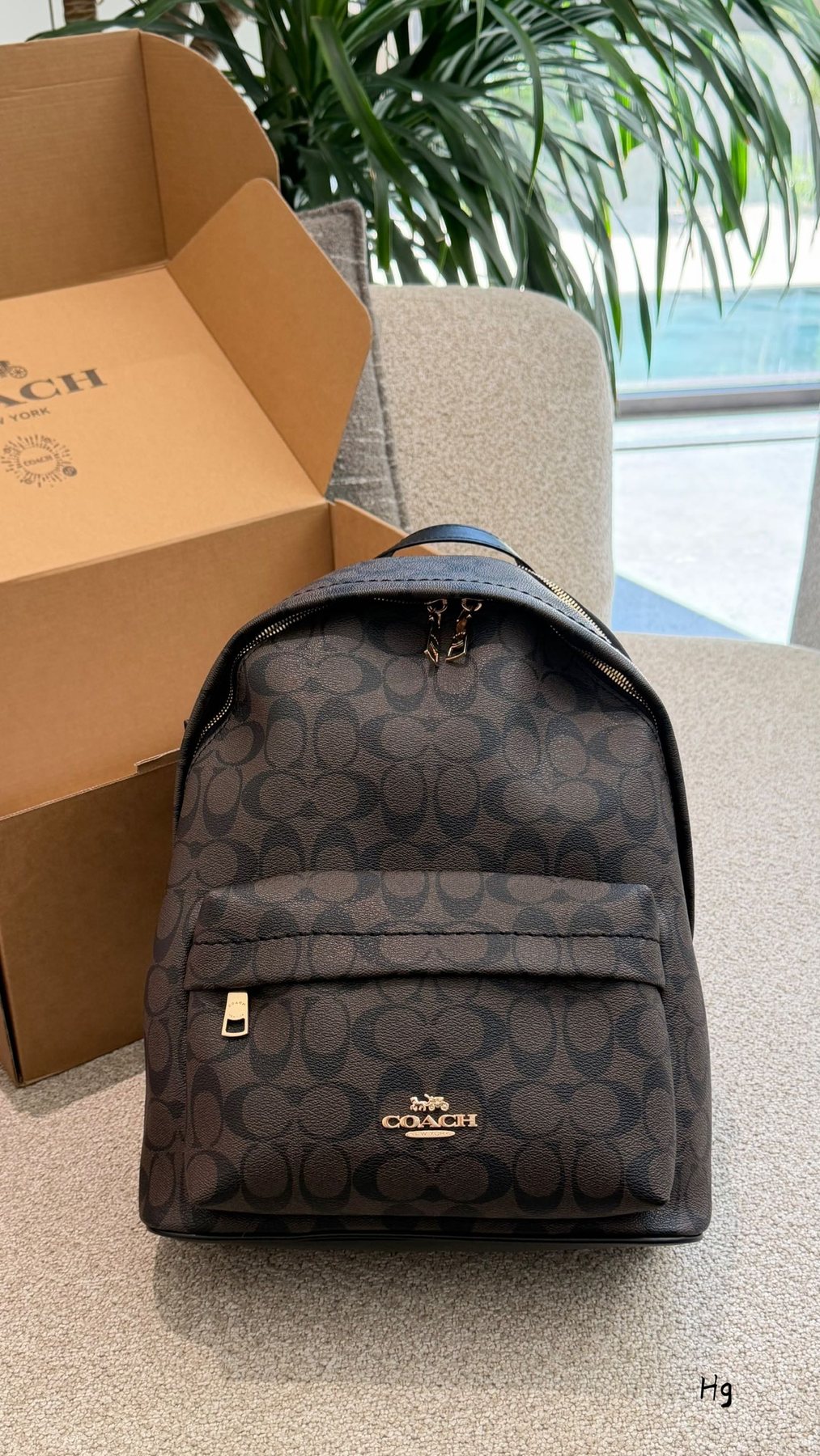 Coach Charlie Backpack — front
