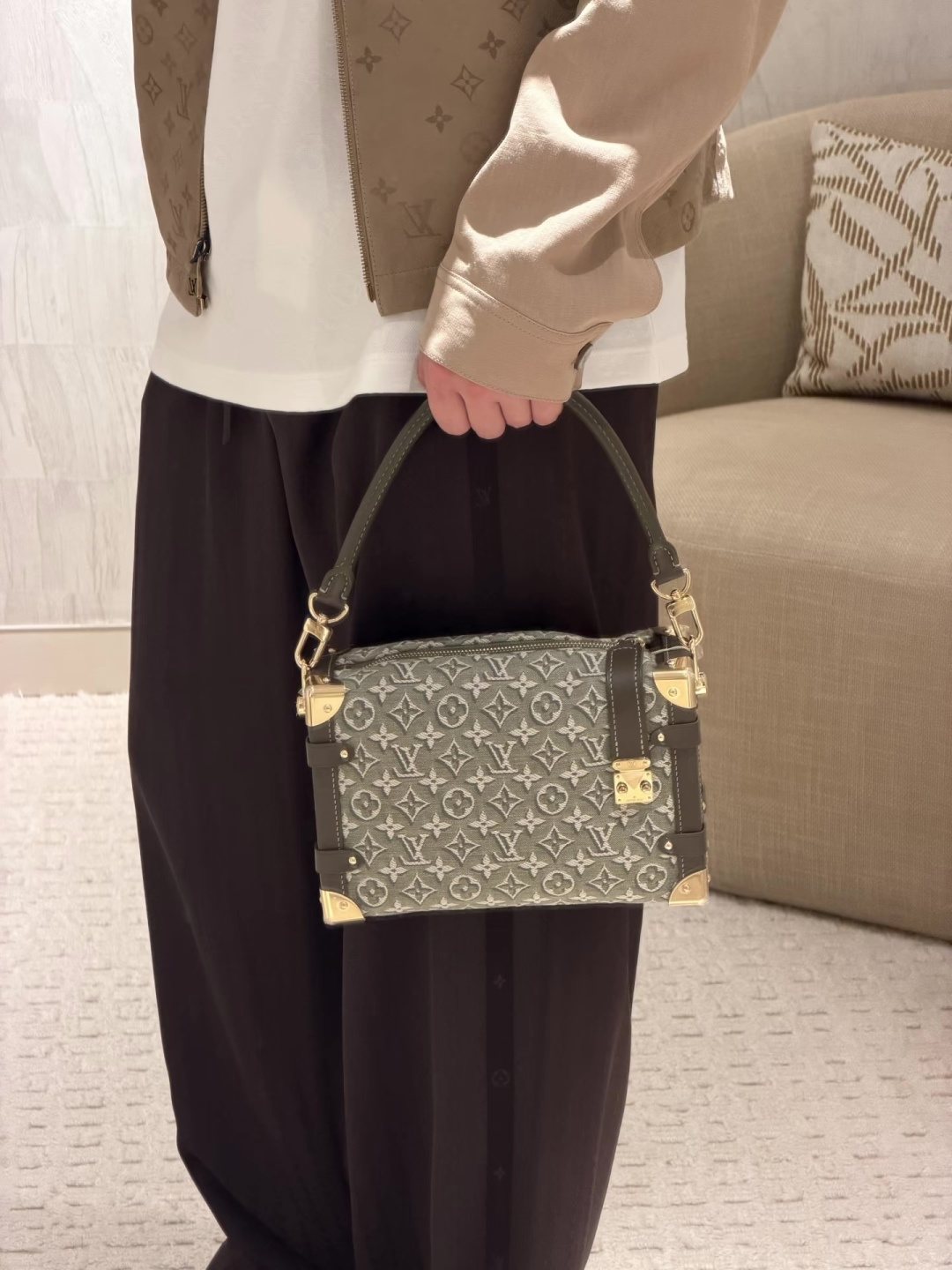 Louis Vuitton Monogram Top-Handle Trunk Bag — hero